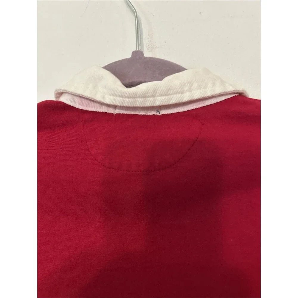 Kids Ralph Lauren Big Pony Polo Red Long Slleeve Size 7